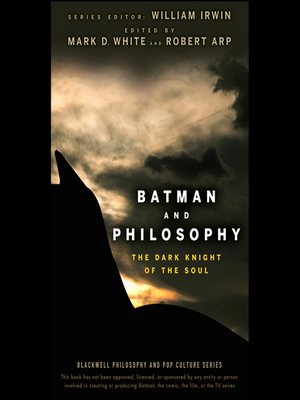 cover image of Batman and Philosophy--The Dark Knight of the Soul